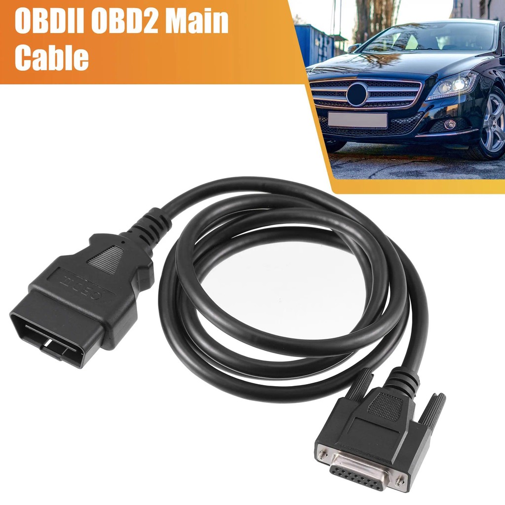 X Autohaux OBDII OBD2 สายหลักเครื่องมือวินิจฉัยอะแดปเตอร์เชื่อมต่อสําหรับเปิดตัว X431 CRP129 CRP123 