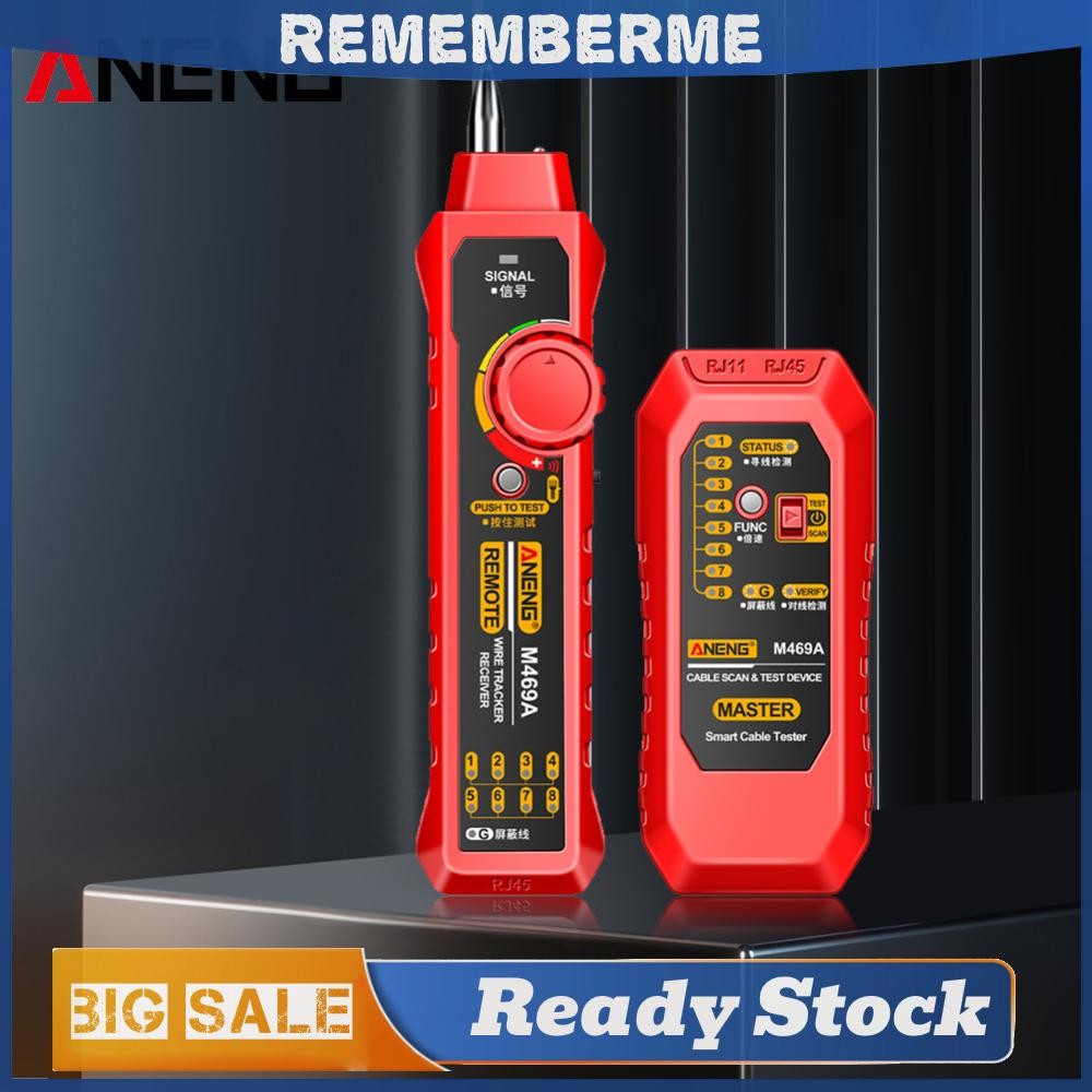 🚚จัดส่งในกรุงเทพฯ🚚M469A Cable Finder RJ45 RJ11 Test Networking Tool Multi สําหรับซ่อมเครือข่าย