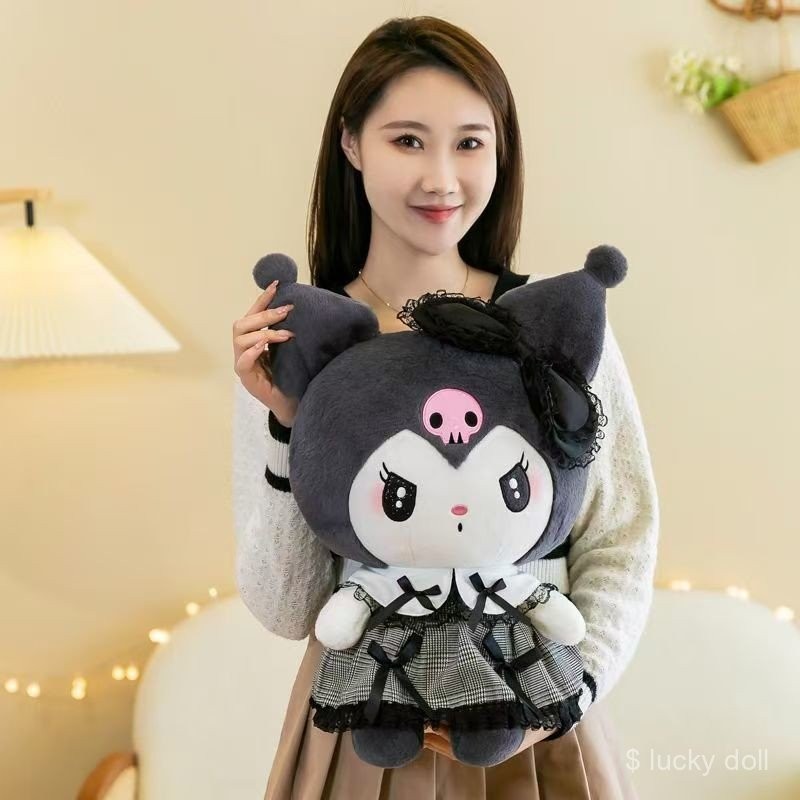 My Melody & Kuromi หมอนกอด/ตุ๊กตาน่ารักเท่ | นุ่มพิเศษสำหรับกอดนอน-พิงหลัง | ของขวัญวันเกิดสุดพิเศษให้แฟน | ไซส์กำลังดี น่ากอดสุดๆ - รูปที่ 4