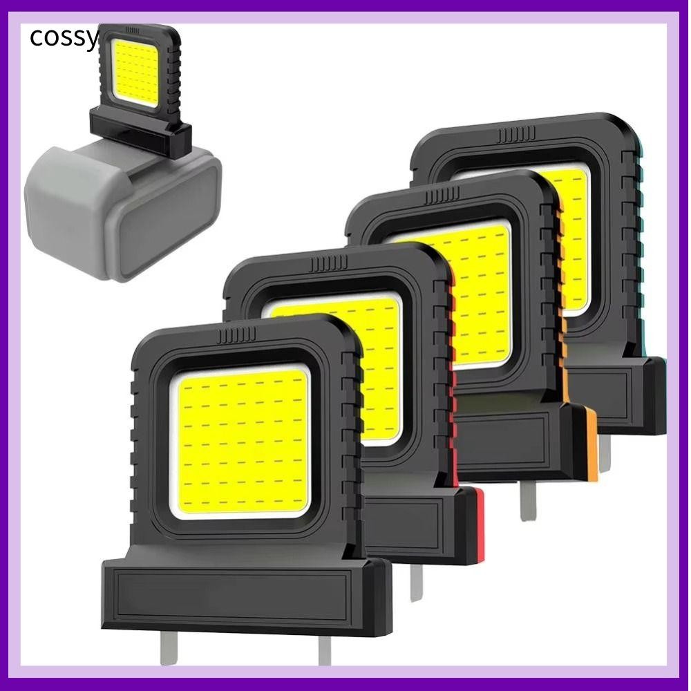 COSSY ไฟทํางาน LED, ชิ้นส่วนเครื่องมือไฟฟ้าสากลไฟฉายกลางแจ้ง, ความสว่างสูงคุณภาพสูงทนทานปรับไฟทํางานแบบพกพา 18V-21V แบตเตอรี่ Li-ion