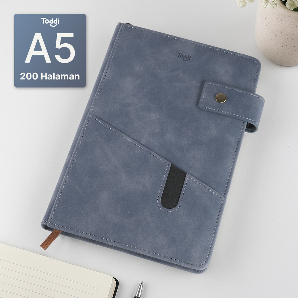 Toddi สมุดบันทึกปกแข็ง 80 GSM 200 หน้า A5 - TD157