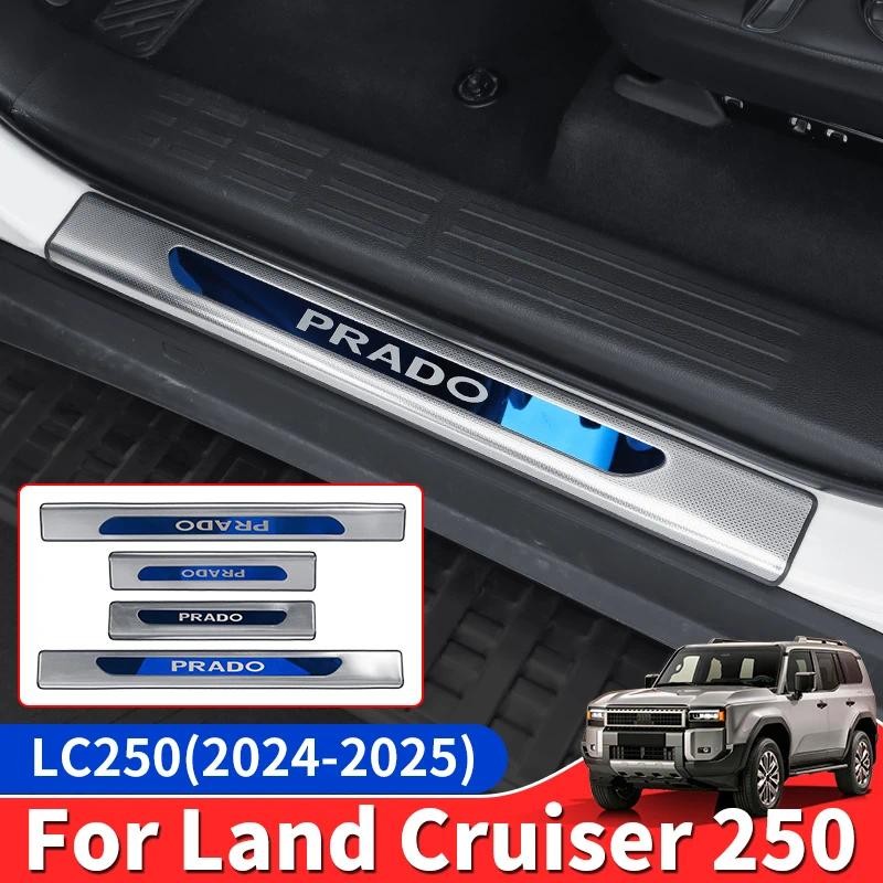 สําหรับ Toyota Land Cruiser 250 2024 2025 Prado LC250 1958 First Edition FJ250 เกณฑ์เหยียบตกแต่งแถบ,
