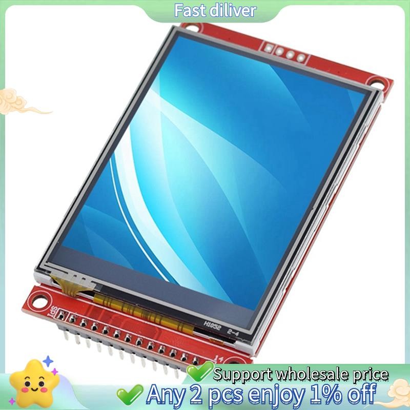 โมดูลแสดงผลอนุกรม SPI A: แผงสัมผัส TFT LCD ขนาด 2.8 นิ้ว ความละเอียด 240x320 พร้อม PCB และ ST7789V