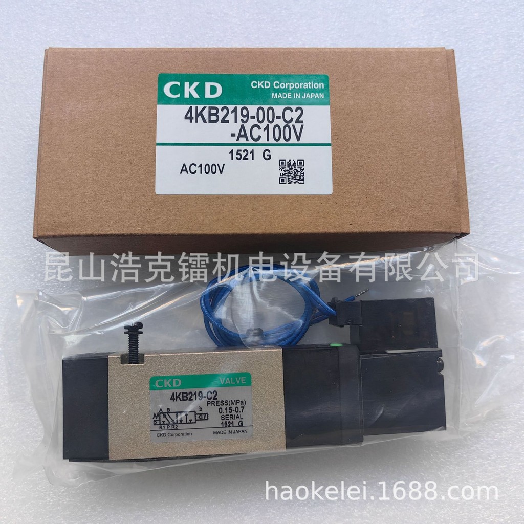 4KB219-00-DC24V 4KB219-DC24V ckd โซลินอยด์วาล์ว cdvsdvs