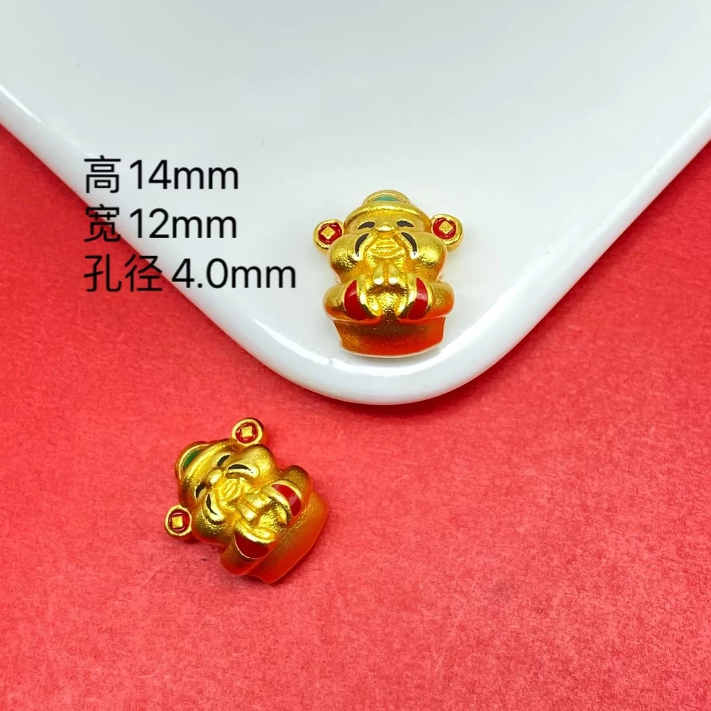 เครื่องประดับเทพเจ้าแห่งความมั่งคั่ง สีคงทน ทำจากทอง มือลูกปัดจี้ thumbnail 10