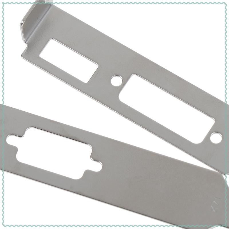 Nuannubbb VGA DVInector HDMI Low Profile Bracket กราฟิกการ์ดวิดีโอสําหรับแชสซีขนาดเล็ก คอเต่าเช่นนั้