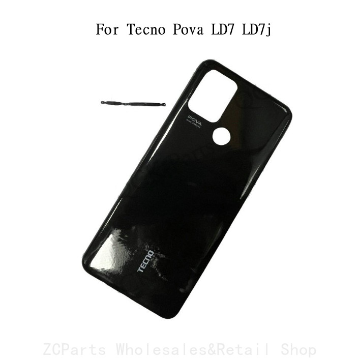 สําหรับ Tecno Pova LD7 LD7j ฝาครอบด้านหลังแบตเตอรี่ฝาหลัง