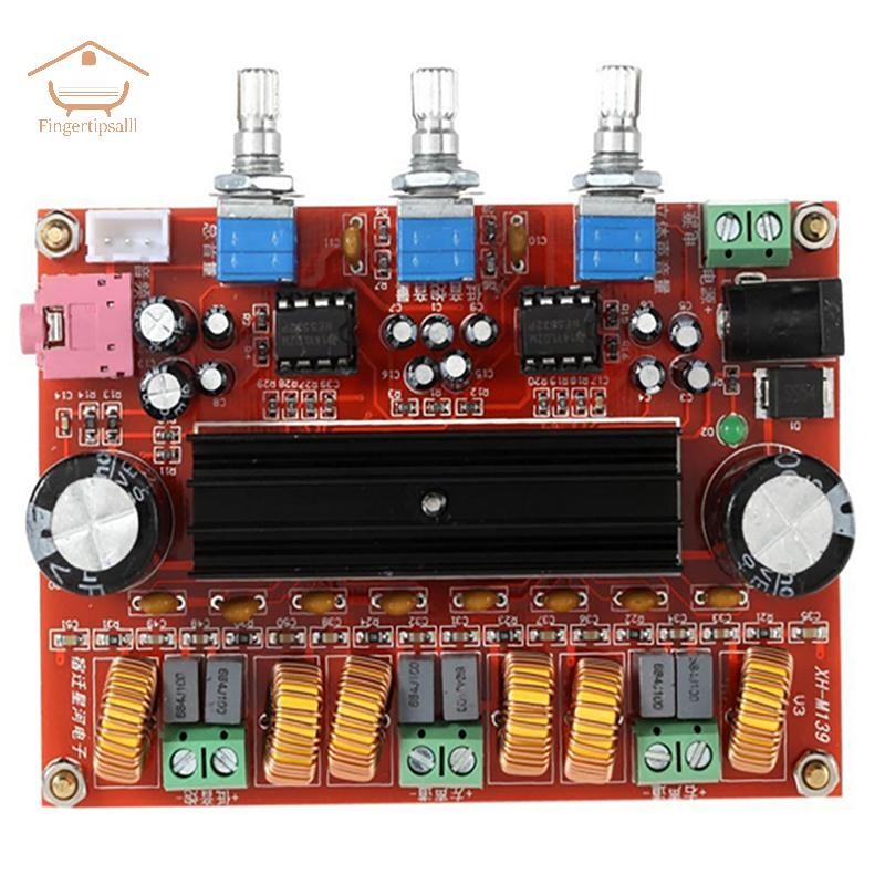 FIN TPA3116D2 ช่อง 2.1 ซับวูฟเฟอร์ดิจิตอลเครื่องขยายเสียงโมดูล XH-M139 12V – 24V 2*50W + 100W HiFi เครื่องขยายเสียง TH ราคา ถูกที่สุด ดีลบีเคเค แกลเลอรีภาพที่ 6