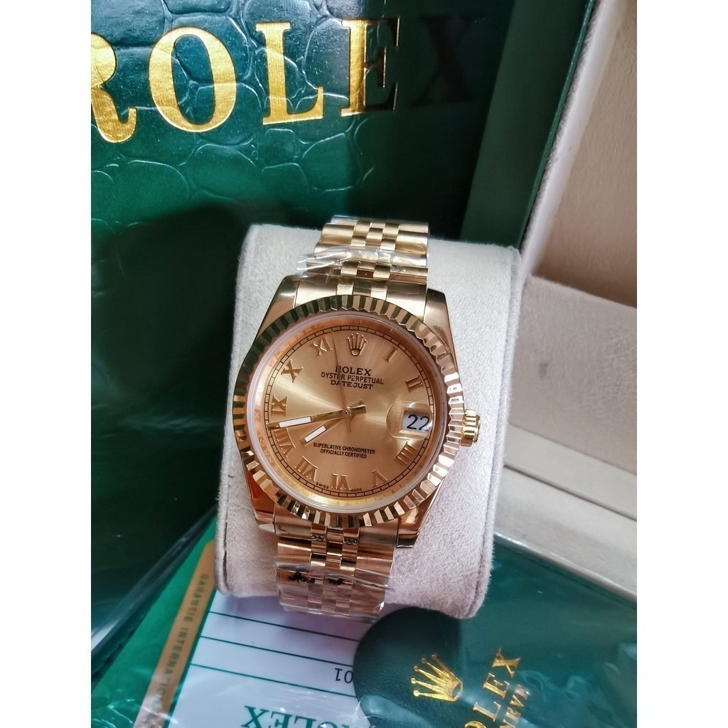 นาฬิกา Rolex Datejust 36mm K-Gold Unisex AUTOMATIC