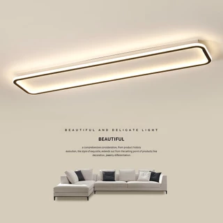 【จัดส่งในพื้นที่】SNRIGIN โคมไฟเพดาน LED โคมไฟทางเดินทรงสี่เหลี่ยมผืนผ้าสไตล์โมเดิร์นมินิมอล