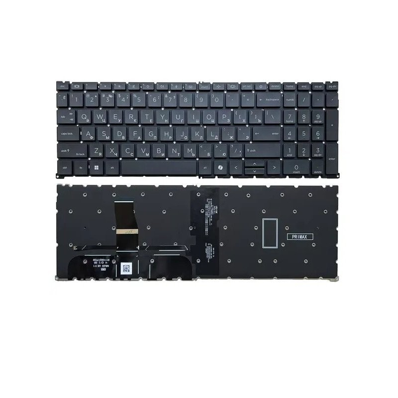 เหมาะสําหรับคีย์บอร์ดเรืองแสง HP ZBook Fury 16 G9, Fury 16 G10