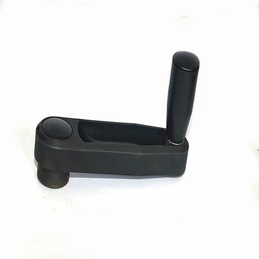 เจาะพื้น Crank Handle Lifting 14.5 มม.เหมาะสําหรับ West Lake Workbench ZQ4113 ZQ4116, สีดํา ISYX