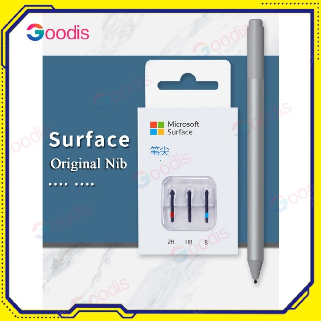 ชุดหัวปากกาต้นฉบับใหม่ (2H, HB, B) สําหรับ Microsoft Surface Pro 4 5 6 7 8 9 10 11 Go Book Laptop 1 
