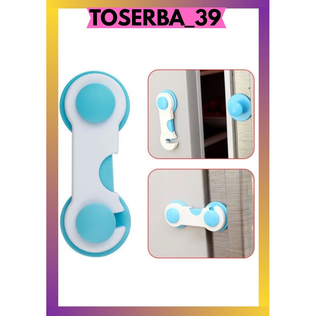 T39 SAFE LOCK DRAWER SAFETY DOOR HOOK FRIDGE HOLDER BABY SAFETY PROTECTOR