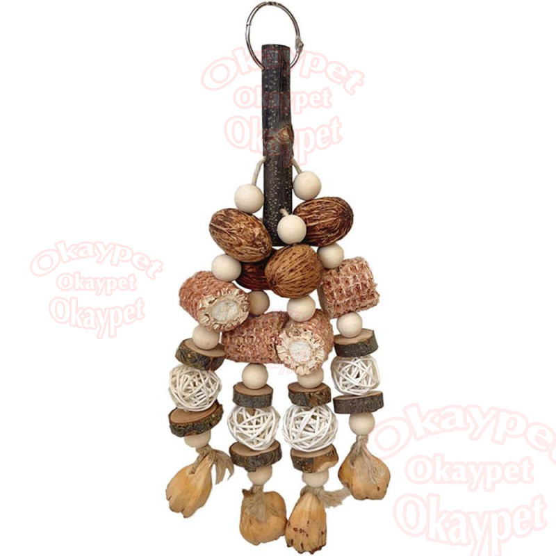 Bird ของเล่น Birdcages Corncobs Swing ของเล่น RattanBall Exercising ของเล่นสําหรับนกขนาดเล็กกรงของเล่นออกกําลังกาย