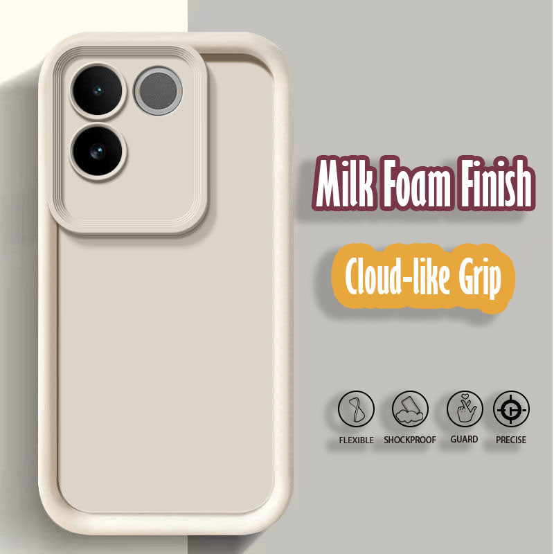 Vivo S17E iQOO Z7 Pro T2 Pro 5G V2285A เป็นมิตรกับผิวสบู่ป้องกันกล้องซิลิโคนอ่อนนุ่ม Fine Matte ป้อง