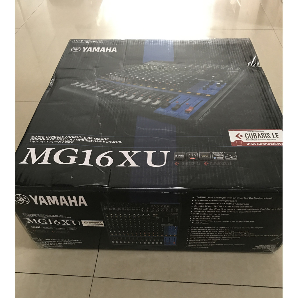 Yamaha/Yamaha MG16/MG16XU 16-Channel with Effect Mixer Conference Performance Mixer