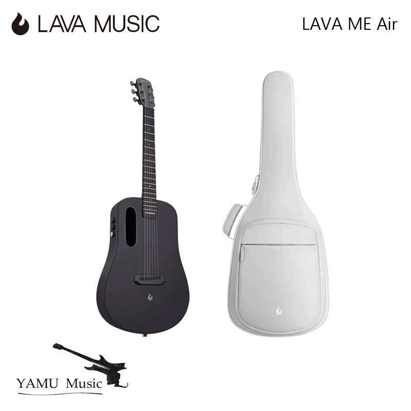 LAVA MUSIC LAVA ME Air Portable Carbon Fiber ElectricAcostic Travel Guitar พร้อมเอฟเฟกต์ออนบอร์ดและก