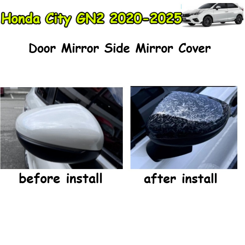 Honda City GN2 2020-2026 ครอบกระจกมองข้างประตู ราคา ถูกที่สุด ดีลบีเคเค แกลเลอรีภาพที่ 7
