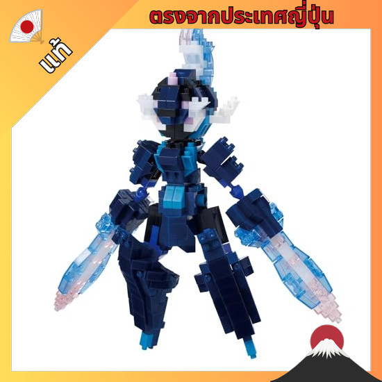 【ตรงจากญี่ปุ่น】 Kawada NanoBlock Pokémon Mega Kario RS NBPM_R11 4.5x14x18cm 12 years old and up Inte