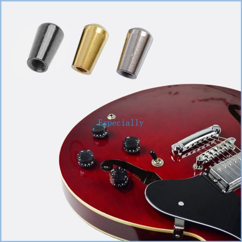 ESP Metal Tip Guitar 3 Way Toggle Switch Knob Cap Electric Guitar Knob Tip Button
