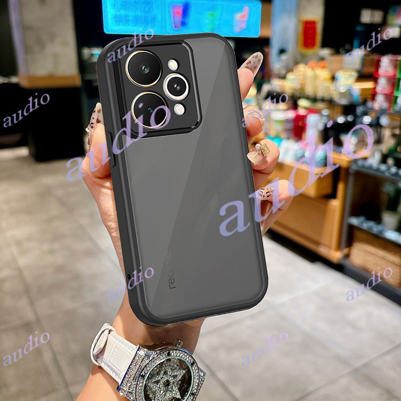Realme 15 Pro 5G Anti-Drop TMผิวรู้สึกMatte Textureเคสโทรศัพท์สําหรับRealme 15T 15 Pro 15Pro 5Gพร้อมเลนส์กล้องเต็มรูปแบบAnti-FingerprintปกหลังสําหรับRealme15 Pro 5G