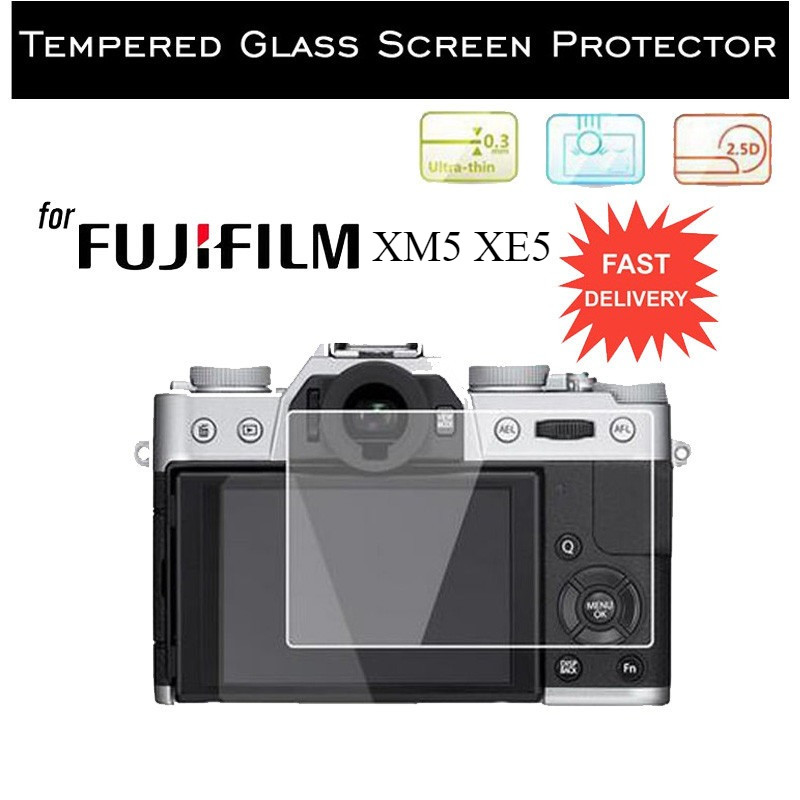 กระจกนิรภัยป้องกันหน้าจอสําหรับ Fujifilm XM5 XE5