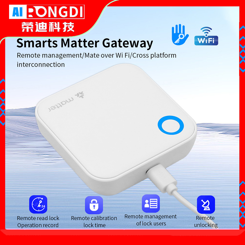 G6 TTlock เกตเวย์สามารถเชื่อมต่อ 5G WiFi TTLock/TTโรงแรม APP 2.4G และ 5G WiFi สําหรับรีโมทคอนโทรลสมา
