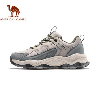 AMERICAN CAMEL รองเท้าผ้าใบ Retro Daddy สำหรับผู้ชาย สไตล์เร…