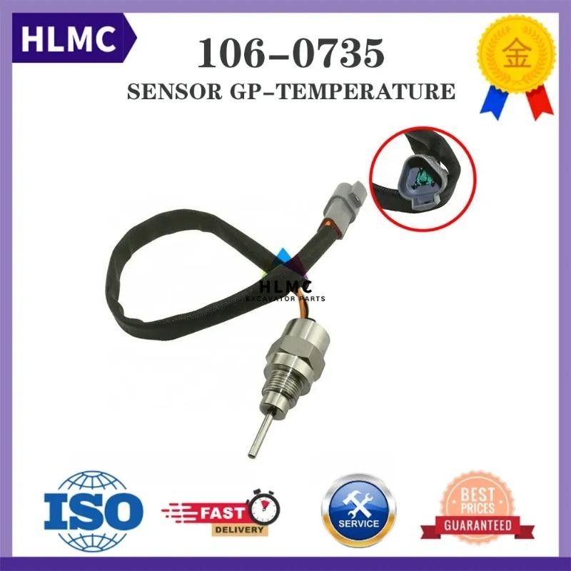 เซ็นเซอร์อุณหภูมิ 106-0735 1060735 สําหรับเครื่องกําเนิดไฟฟ้าชุด G3520C Quarry รถบรรทุก 769D 771D 77