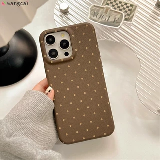 สําหรับ Vivo V70 Elite X300s X300 FE S50 Y500 Y51 Pro mini Y500i Y60 Y50 Y31D T5x เคสโทรศัพท์น่ารักสีสันลายจุดลิ้นจี่สาวที่เรียบง่ายปลอกอ่อนกรณีฝาครอบ