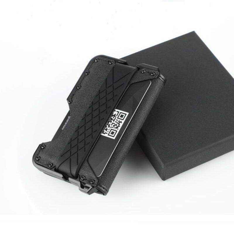 สินค้าขายดีZEKER สไตล์ใหม่ Creative โลหะผู้ถือบัตร RFID Antitheft แปรงไมโครไฟเบอร์หนังผู้ถือบัตร Ant