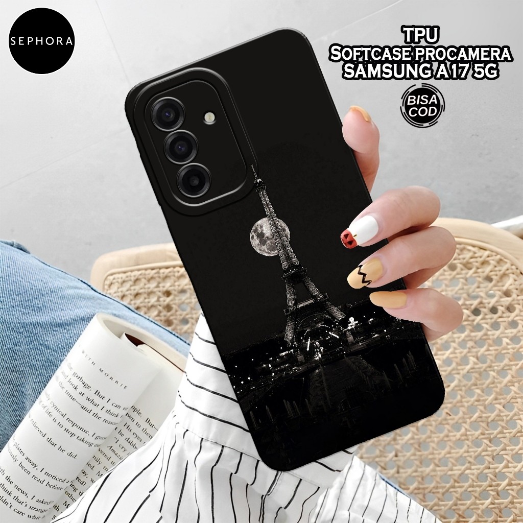HP เคส Samsung Galaxy A17 5G 2025 ใหม่ล่าสุด - เคสแฟชั่น Aesthetic - Samsung A17 5G Softcase - เคสกล