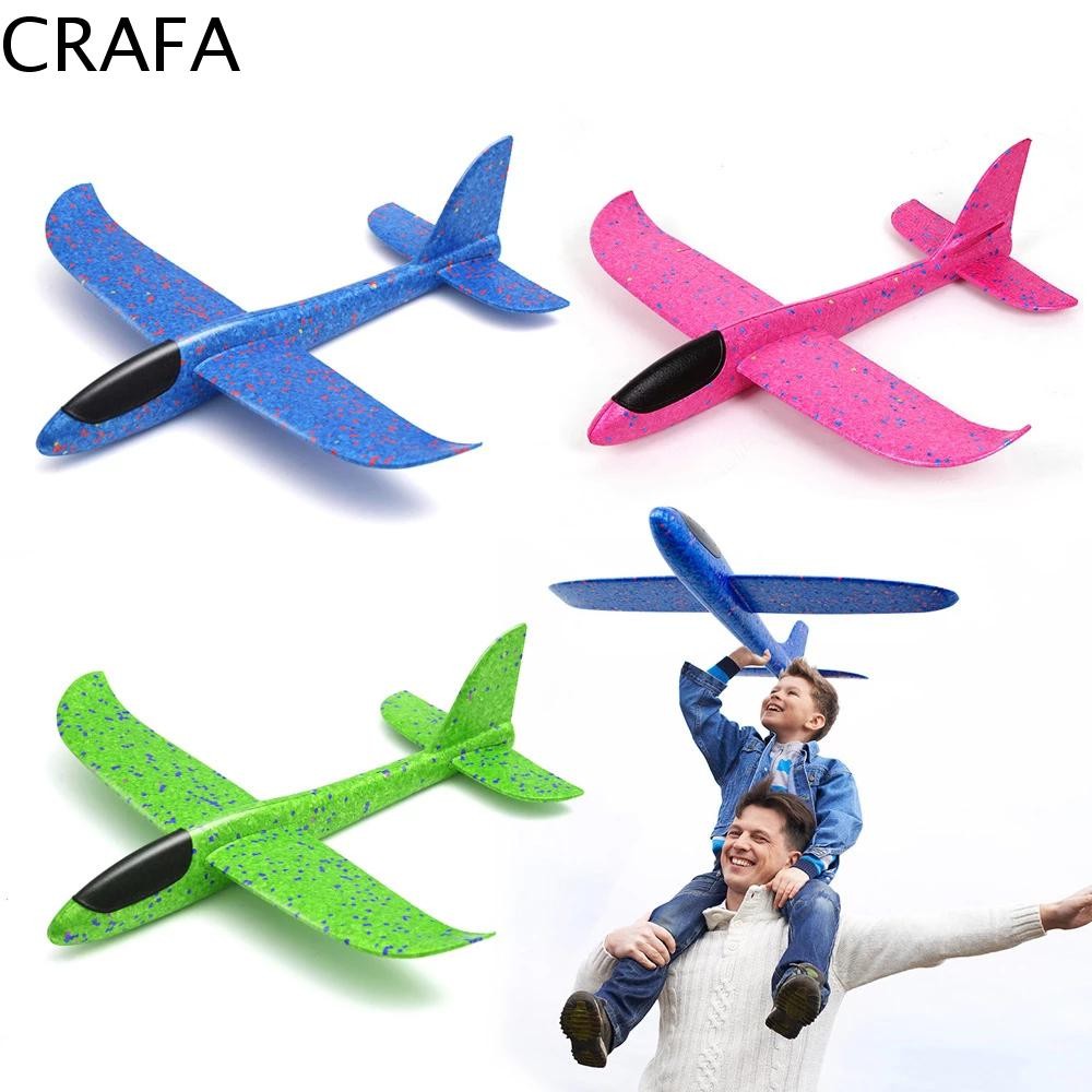 CRAFA มือโยนเครื่องบิน Verisimilitude Aeroplane เครื่องบินโฟมสําหรับเด็ก ของขวัญ ของเล่นบินได้