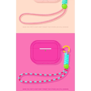 เคสสําหรับ AirPods Pro3 2025 ใหม่ AirPods 4 [2024] AirPods Pro2 Pro 3 2 1 ฝาครอบชุดหูฟังไร้สาย Apple ซิลิโคนพร้อมโซ่กลางแจ้ง