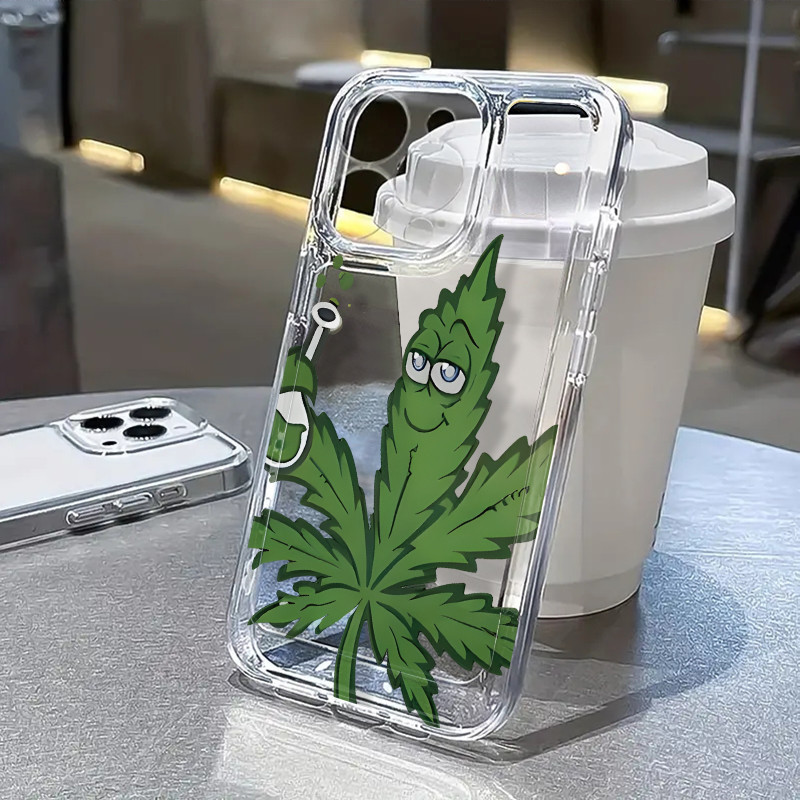 🔥LUSI🔥เข้ากันได้สำหรับ เคสไอโฟน 11 เคส iphone 16 Pro Max 17 XR X XS MAX 12 13 14 15 เคสใส ล้อเลียน สนุก