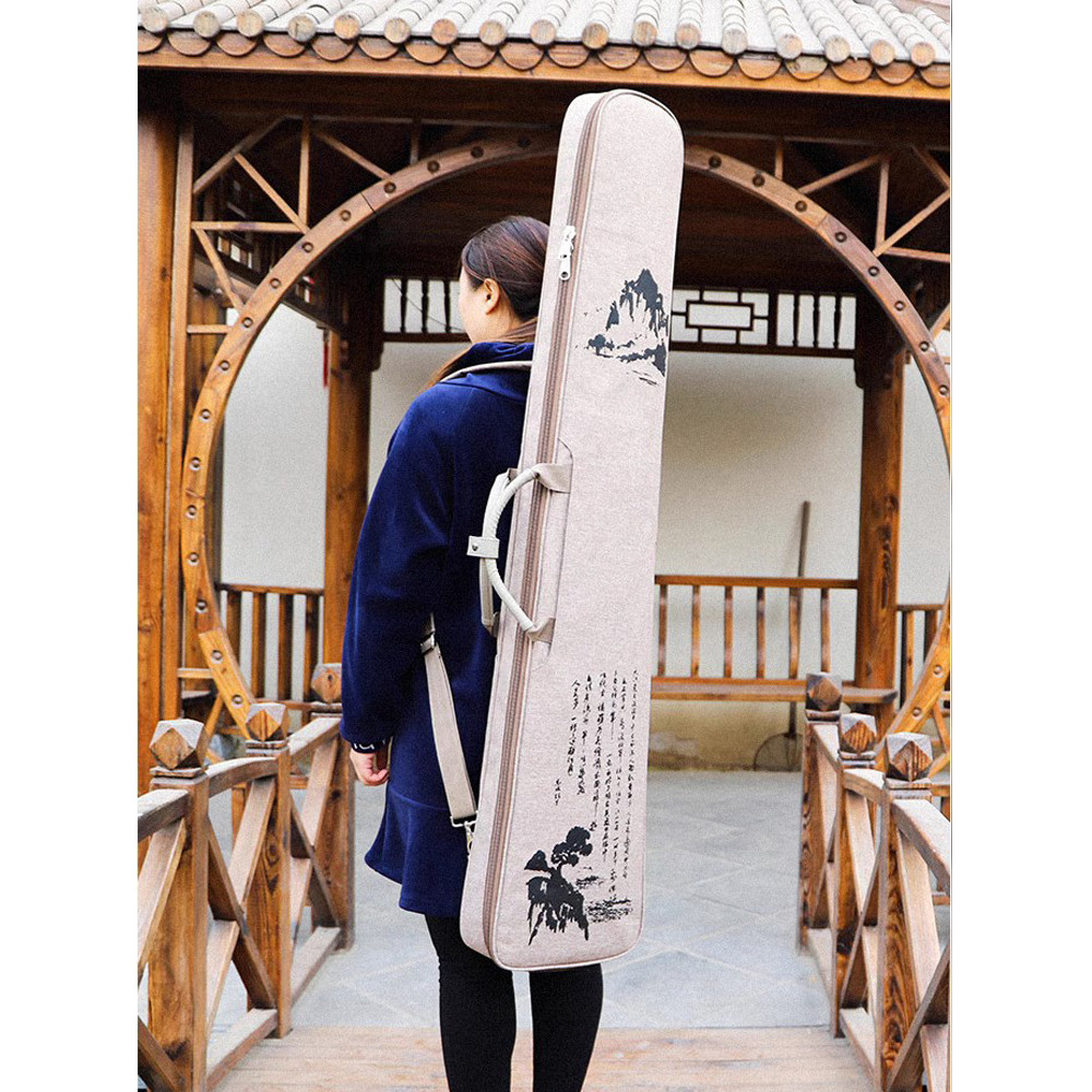 [Longyin Guqin] กระเป๋า Oxford Guqin สามารถนําพาได้ทั้งไหล่น้ําหนักเบาหนา Guqin Bag Qin Case Guqin C