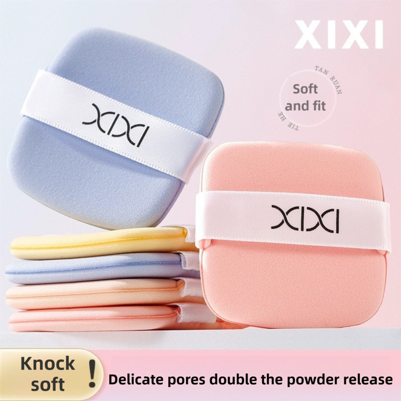 XIXI Soft Waxy Q-Bomb Puff Clear Service Not Easy Eat Powder Dry Wet Dual Use