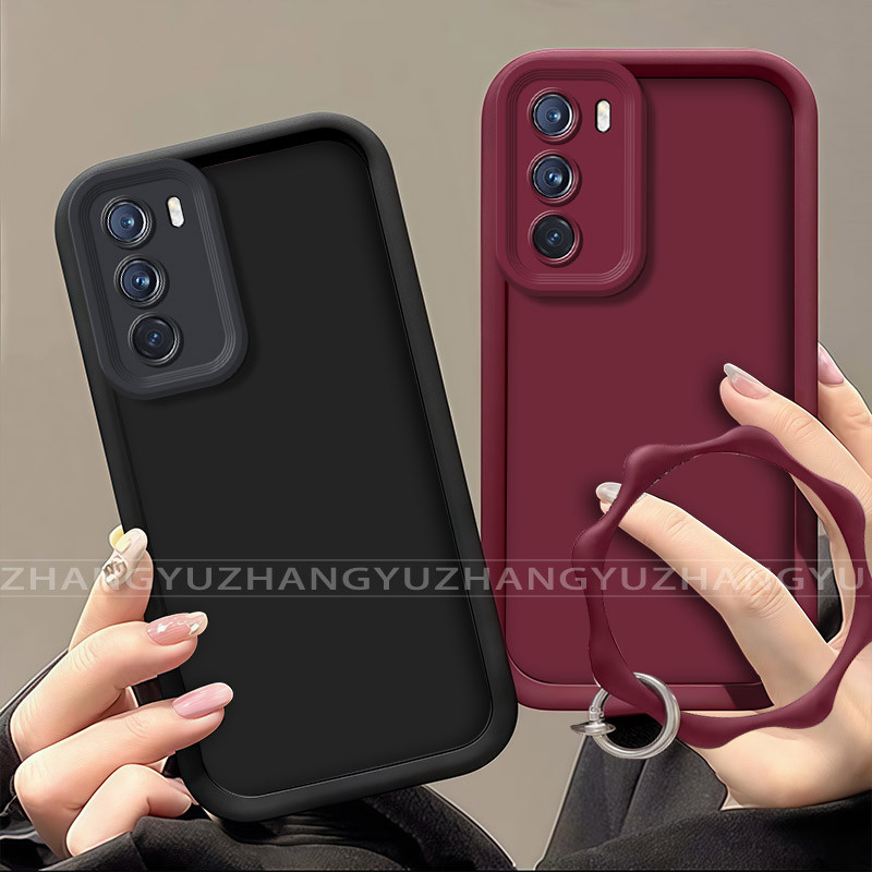 กันกระแทก เหมาะสําหรับ OPPO A16 4G A16S A54S เคสโทรศัพท์ใหม่สร้อยข้อมือผู้หญิงเคสป้องกันปกอ่อน JT04