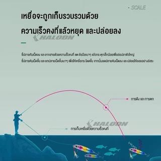 HALODN เหยื่อ ไมโครจิ๊ก ปลอม ปลอมตกปลา ช้อนหล่อเหยื่อตกปลา เหยื่อตกปลา 7g 14g อุปกรณ์ตกปลา