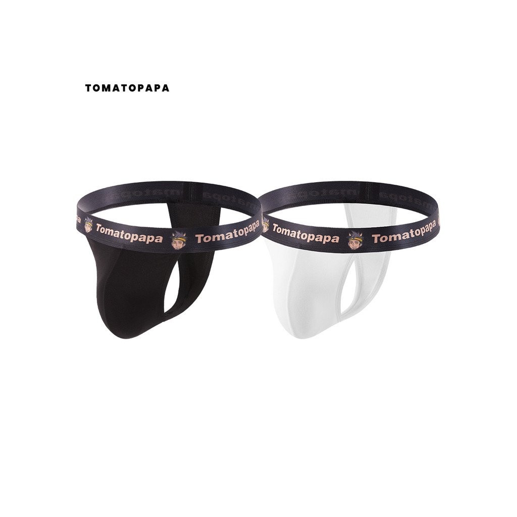 TOMATOPAPA ผู้ชายกีฬาทอง-ยุโรปสไตล์อเมริกันเสื้อยืดการ์ตูนปีศาจน้อยภาพสไตล์ขี้เล่น Modal กางเกงชั้นในเดี่ยวเซ็กซี่ — صورة 6
