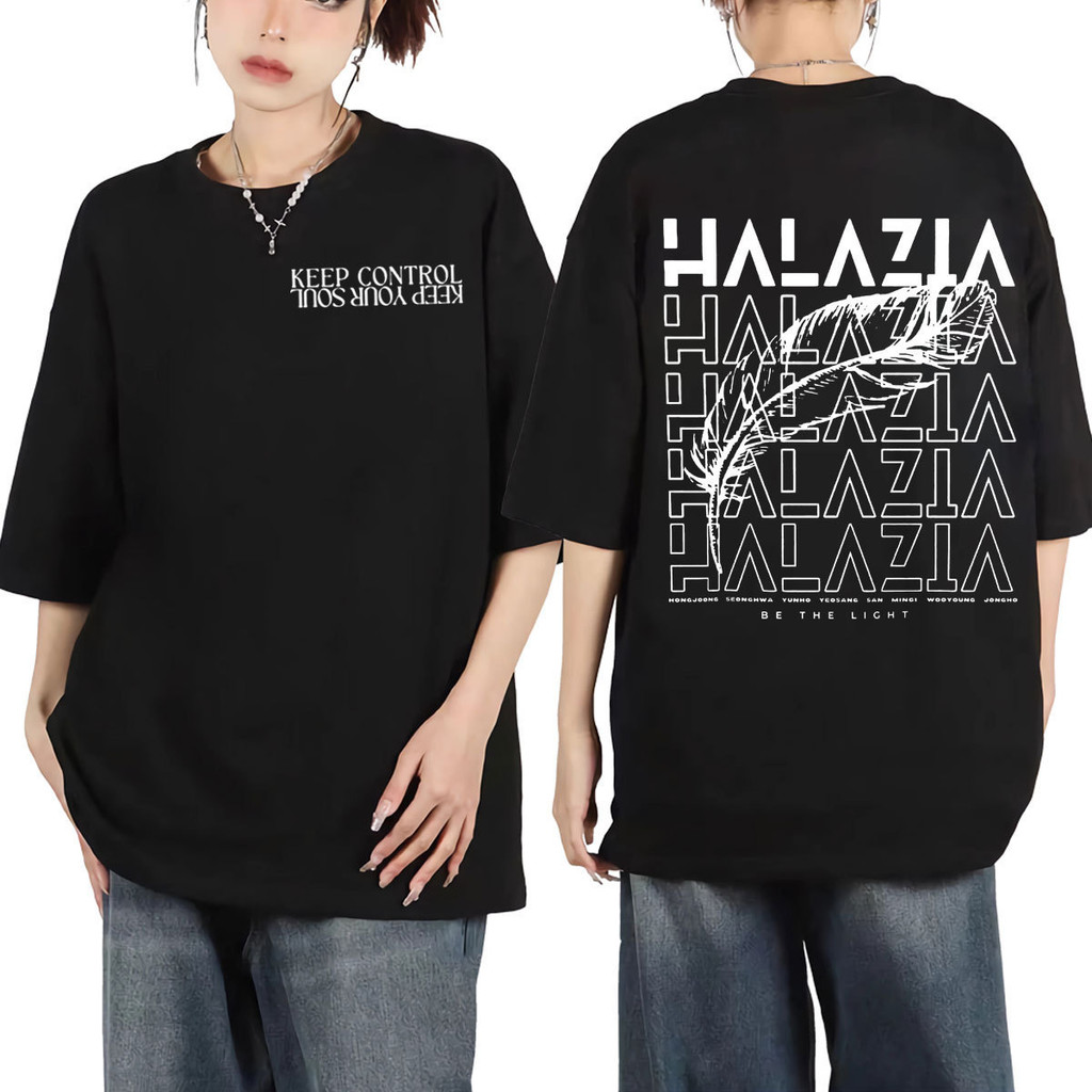 Double2025ATEEZ WomenNEW FashionMen棉Kside Graphic T pop Shirt 1JOX