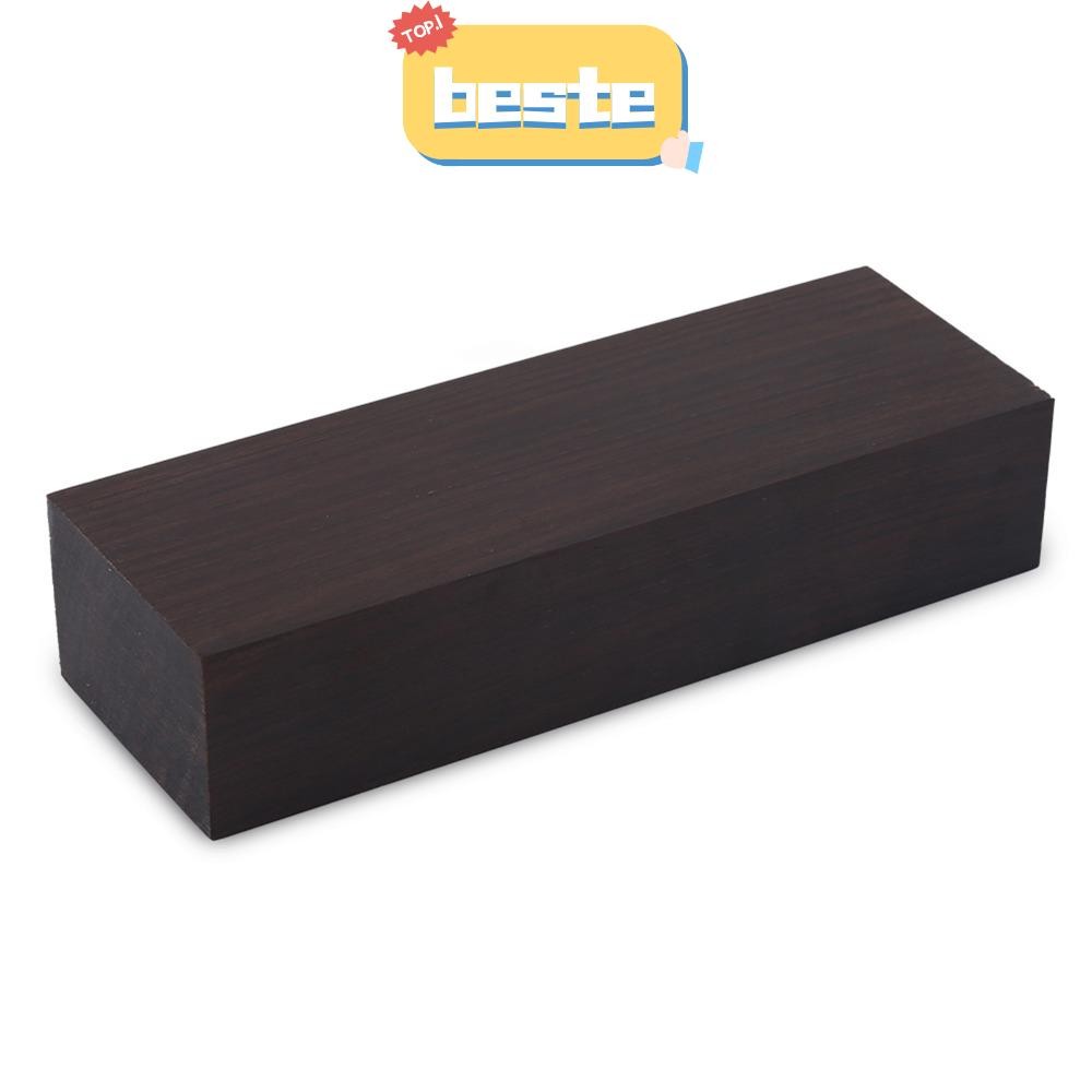 BTE ไม้ไม้มะเกลือ ไม้ดํา​ Handcraft Black Ebony Lumber, Blank 12 * 4 * 2.5ซม​ วัสดุ DIY ไม้ไม้ ​เครื่องมือ DIY งานไม้​
