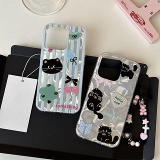 การ์ตูนน่ารักสวัสดีแมวสุขสันต์วันที่นุ่มนวล For iPhone 16 13 11 15 12 14 Pro Max XR 7Plus 16 8 15 Plus X XS Max SE 2022