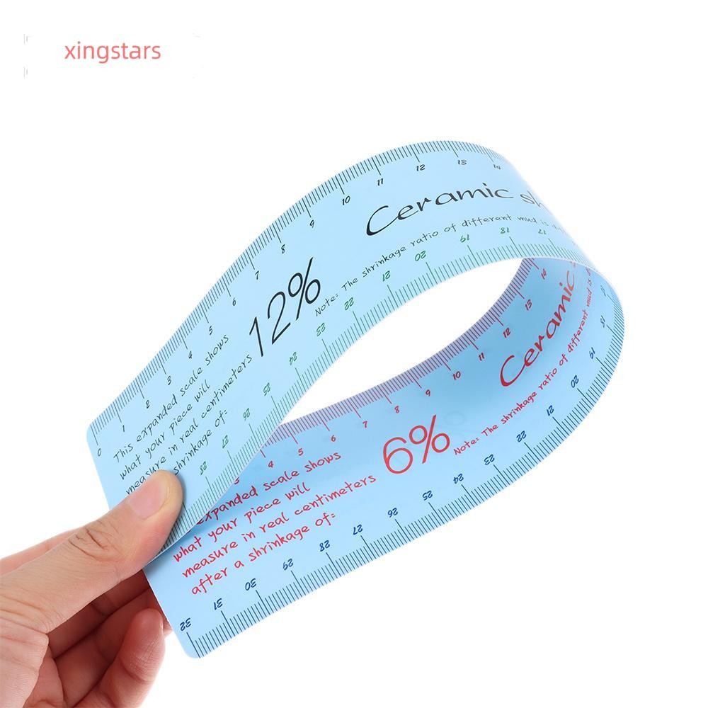 XINGSTARS ไม้บรรทัดวัดเซรามิก 37*5.5 ซม.32*3.7 ซม.เซรามิค Shrinkage Scale ไม้บรรทัด, ไม้บรรทัดมาตรฐา