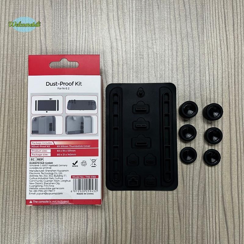 [WLB-t] 16 ชิ้นสําหรับคอนโซลเกม NS2 ปลั๊กกันฝุ่นและฝาโยก 16 ใน 1 ชุดสําหรับสวิตช์ 2nd Generation Hos