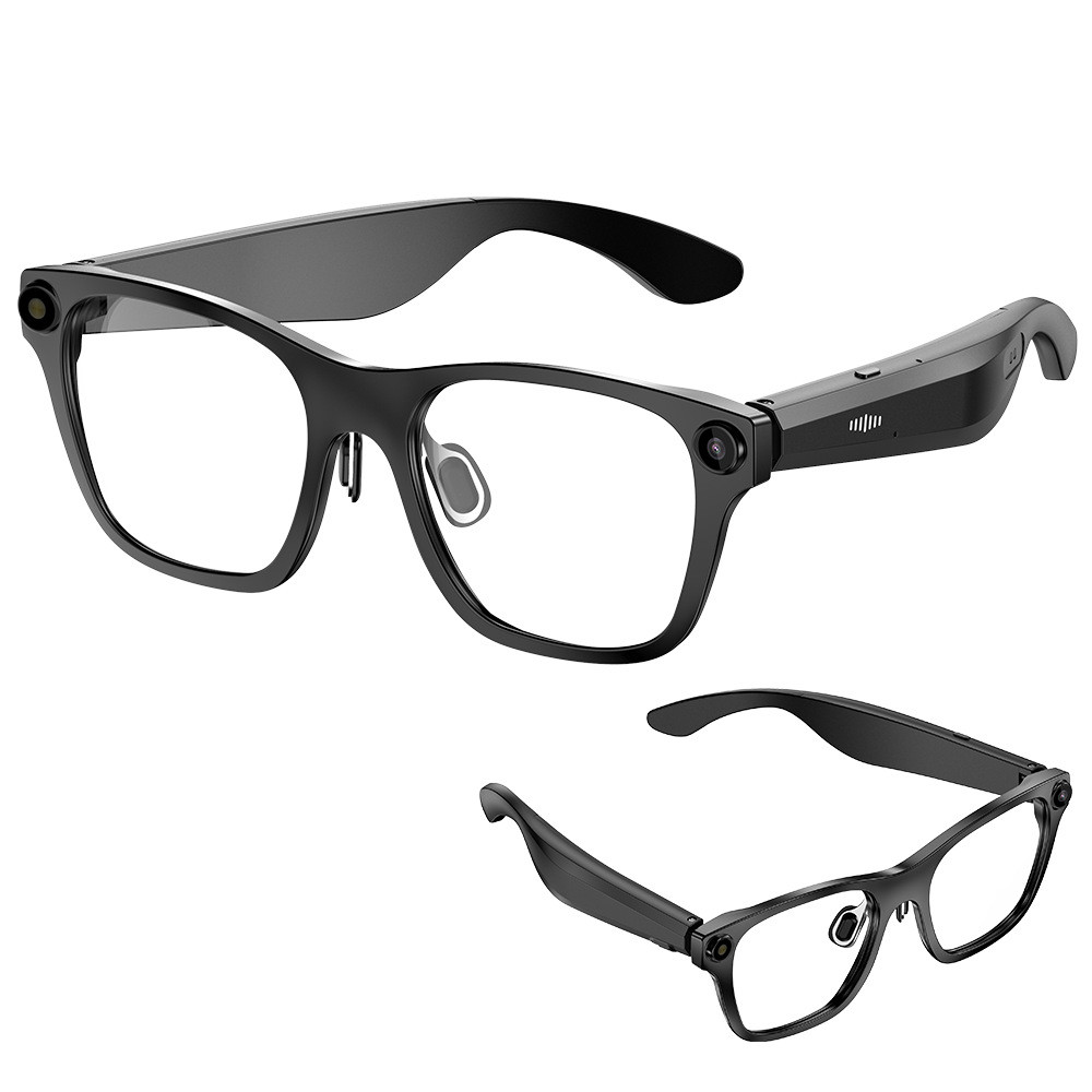 ใหม่ ส336 AI สมาร์ทแว่นตากล้อง 2000ว พิกเซลบลูทูธเสียงโทรชุดหูฟังส่งเพลงไร้สาย