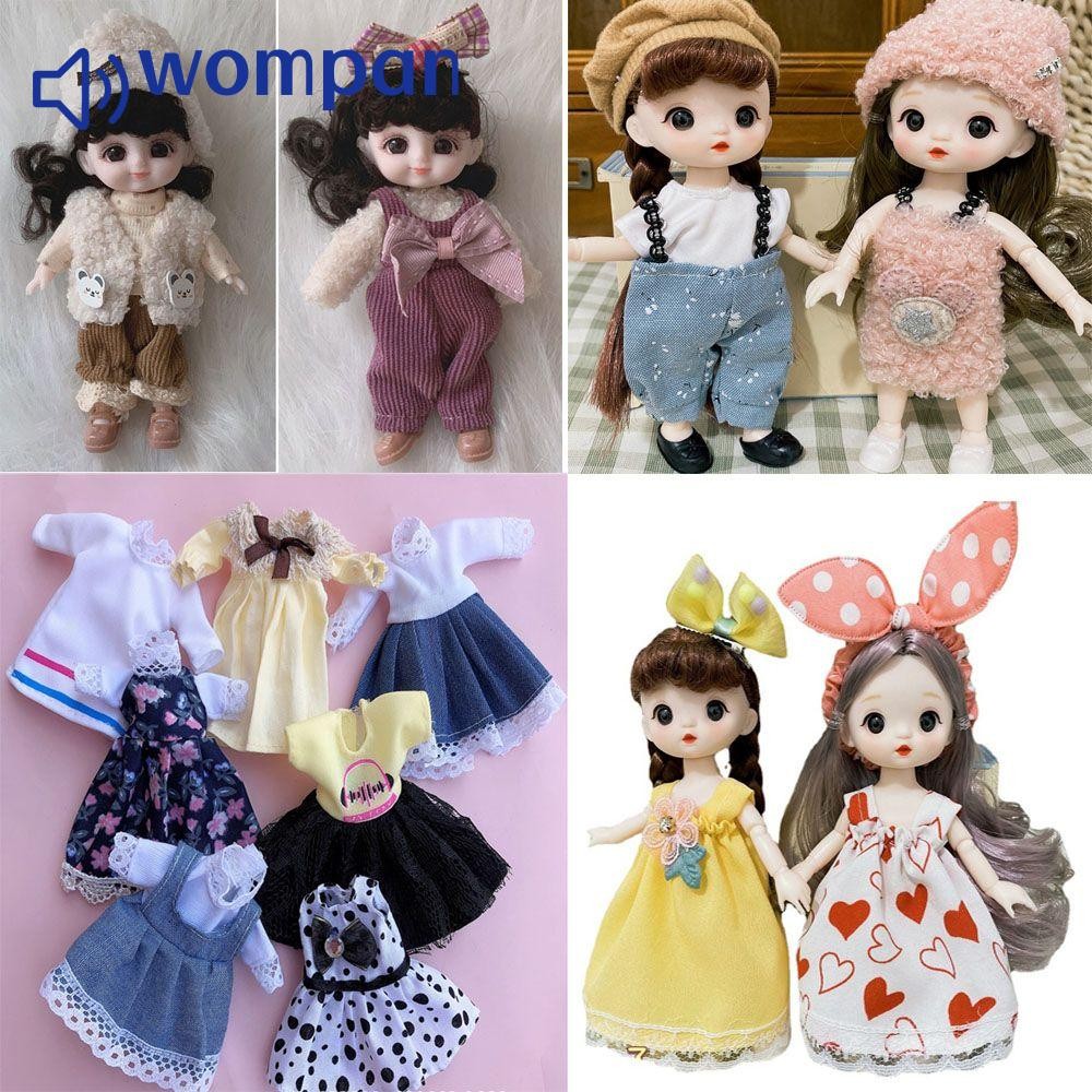 WOMPAN ตุ๊กตาสัตว์ชุด 20 รูปแบบ Obitsu 11 Ob11 สําหรับ Ob11 Gsc 16 ~ 17 ซม. ชุดตุ๊กตา