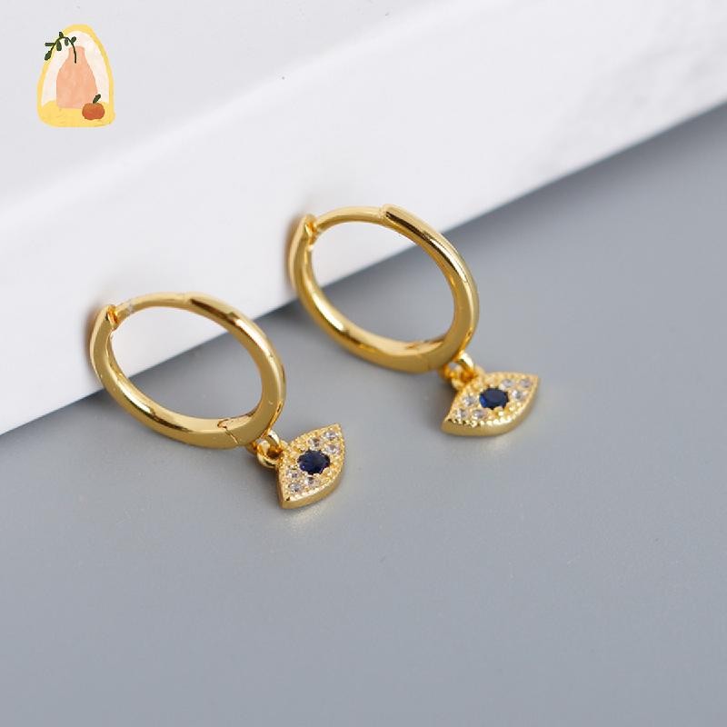 ต่างหู Evil Eye สําหรับผู้หญิง Chic Retro เครื่องประดับหูสําหรับสวมใส่ทุกวันและแฟชั่นชุด