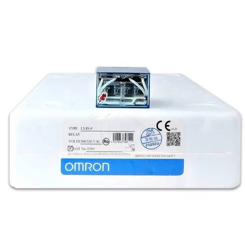 ส่งจาก กทม รีเลย์ LY4NJ+socket เดิมแท้  OMRON รีเลย์กลาง LY4N j DC24V ส่งทุกวัน ร้านใน  กทม แปลงไฟ ใ